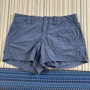 Koppen Shorts Womens Size 4 (ACTUAL 29x4) Blue Nylon Cuffed Chino Hiking EC